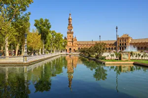 Images Dated 12th June 2018: Plaza de Espana, Sevilla, Andalusia, Spain