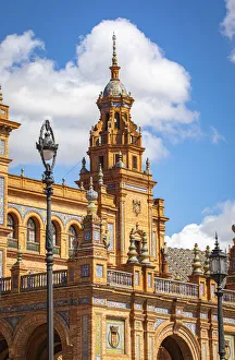 Plaza de Espana, Seville, Andalucia, Spain