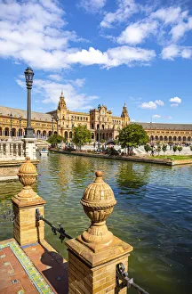 Plaza de Espana, Seville, Andalucia, Spain