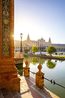 Plaza de Espana, Seville, Andalucia, Spain