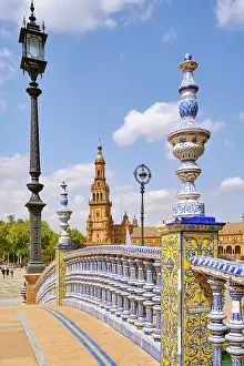 Parque De Maria Luisa Prints: The Plaza de Espana, Spain Square