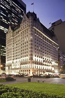 5th Avenue Prints: Plaza Hotel, 5th Avenue, Central Park, Manhattan, New York City, USA