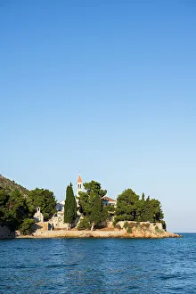 Plaza Kotlina Prints: Plaza Kotlina, Bol, Brac, Damatia, Adriatic Coast, Croatia