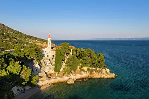 Plaza Kotlina Prints: Plaza Kotlina, Bol, Brac, Damatia, Adriatic Coast, Croatia
