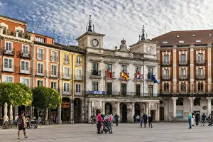 Images Dated 21st September 2020: Plaza Mayor, Burgos, Castile and Leon, Spain