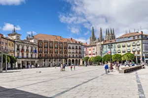 Plaza Mayor, Burgos, Castile and Leon, Spain