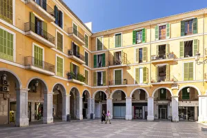 Plaza Mayor, Palma de Mallorca, Mallorca, Balearic Islands, Spain Plaza Mayor, Palma de Mallorca, Mallorca, Balearic Islands, Spain