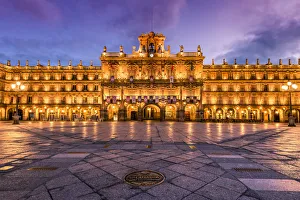 Plaza Mayor, Salamanca, Castile and Leon, Spain