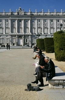 Hedge Prints: Plaza de Oriente and Royal Palace, Madrid