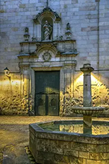 Plaza de San Felipe Neri with the baroque-style Church of Saint Philip Neri, Gothic