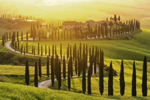 Images Dated 24th January 2023: The Podere Baccoleno. Crete Senesi, Tuscany, Italy