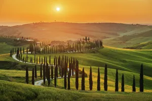 Images Dated 24th January 2023: The Podere Baccoleno. Crete Senesi, Tuscany, Italy