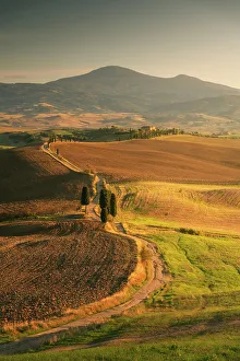 Images Dated 24th January 2023: The Podere Terrapille, also known as the Gladiator House, Val d'Orcia, Tuscany, Italy