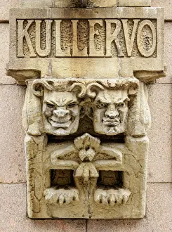 Uusimaa County Prints: Pohjola Insurance Building, detailed view
