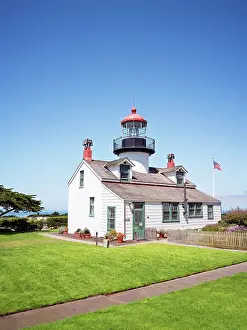 Monterey Prints: Point Pinos Lighthouse - the oldest continuously operating lighthouse on the West Coast