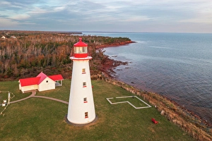 Point Prim Lighthouse Prints: Point Prim Lighthouse, Prince Edward Island, Canada