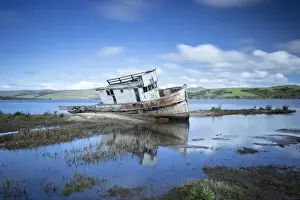 Point Reyes shipwreck at Tomales Bay, California, USA