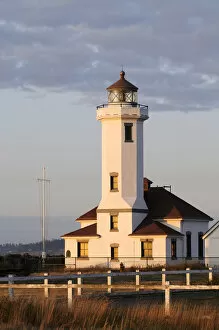 Light Houses Collection: Point Wilson Lighthouse, Fort Worden State Park, Port Townsend, Washington State, USA
