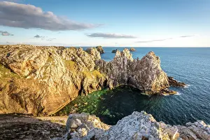 Rocky Coast Prints: Pointe de Pen Hir, Camaret-sur-Mer, Crozon Peninsula, Finistere, Brittany, France