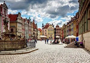 Poland, Greater Poland, Poznan, Old Town, Market Square