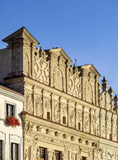 Poland, Lublin Voivodeship, Kazimierz Dolny, Market Square House of Przybyl Family