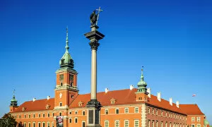 Images Dated 24th March 2017: Poland, Masovian Voivodeship, Warsaw, Old Town, Castle Square, Royal Castle