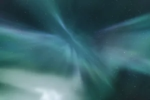 Starry Sky Prints: Polar light (Aurora Borealis) - Norway, Troms, Kvaloya, Tromvik - Grotfjord - Lapland