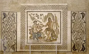 Cordova Prints: Polifemo and Galatea, a roman mosaic dating back to the 2nd century A