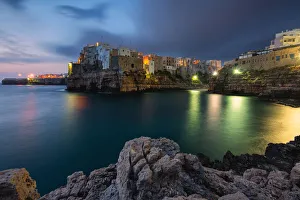 Bari Prints: Polignano a Mare, Bari province, Apulia, Italy