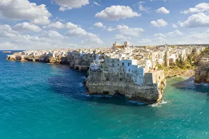 Typical House Prints: Polignano a Mare, municipality of Polignano a Mare, Bari province, Apulia district, Italy