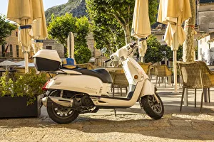 Moped Prints: Pollenca, Mallorca, Balearic Islands, Spain