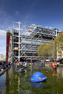 Art Gallery Prints: Pompidou Centre, Paris, France