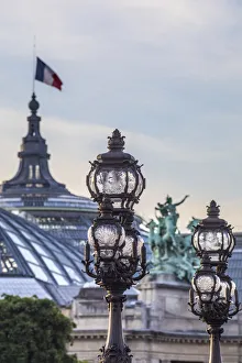 7th Arrondissement Prints: Pont Alexandre III & Grand Palais, Paris, France