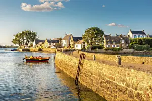 Viewpoint Prints: The Pont de Saint-Cado with a view of the Ile de Saint-Cado, Morbihan, Brittany, France