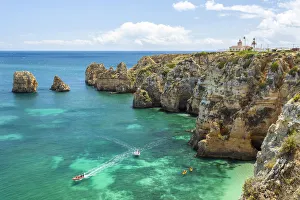 Algarve Prints: Ponta da Piedade near Lagos, Algarve, Portugal