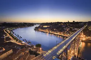 Ponte D. Luis I and Douro river, Porto (UNESCO World Heritage), Portugal