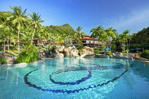 Swimming Pool Prints: Pool at Berjaya Langkawi Resort, Langkawi, Kedah, Malaysia