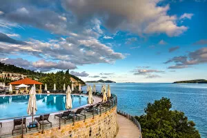 Images Dated 13th June 2014: Pool, Hotel Radisson Blue, Dubrovnik, Dalmatia, Croatia