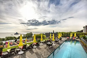 Pool, Maritim Hotel Kaiserhof, Heringsdorf, Usedom island, Mecklenburg-Western Pomerania