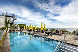 Pool, Maritim Hotel Kaiserhof, Heringsdorf, Usedom island, Mecklenburg-Western Pomerania