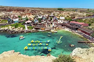 Maltese Prints: Popeye Village Mellieha, Malta
