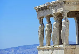 Images Dated 11th July 2013: Porch of the Caryatids, Acropolis, Athens, Greece