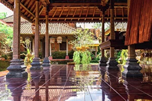 Images Dated 28th February 2023: The porch of a traditional house in Ubud, Bali, Indonesia