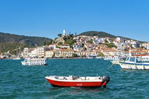 Poros Prints: Poros Island from Galatas, Saronic Islands, Greece