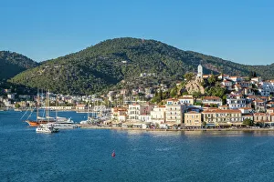 Poros Prints: Poros Island from Galatas, Saronic Islands, Greece