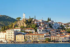 Poros Prints: Poros Island from Galatas, Saronic Islands, Greece