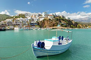 Images Dated 13th June 2023: Port of Agia Galini, South Coast, Crete, Greece