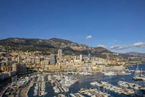 Le Midi Prints: Port Hercules Harbour, Monte Carlo, Monaco