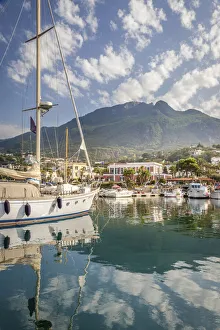 Yacht Prints: Port of Lacco Ameno, Ischia, Gulf of Naples, Campania, Italy