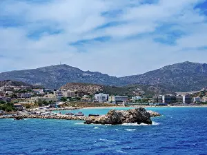 Pigadia Prints: Port in Pigadia, Karpathos Island, Dodecanese, Greece